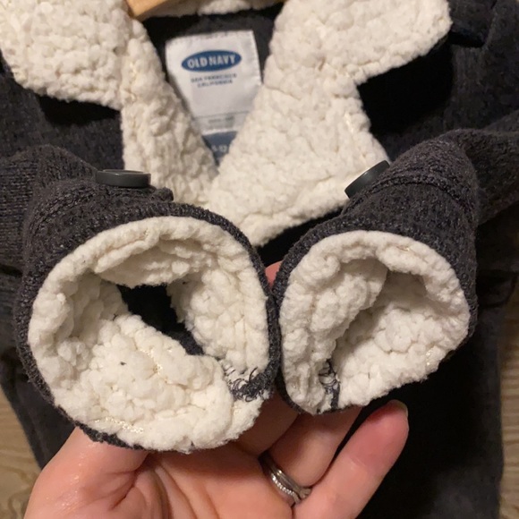 Old navy sweater pea coat - Picture 2 of 3